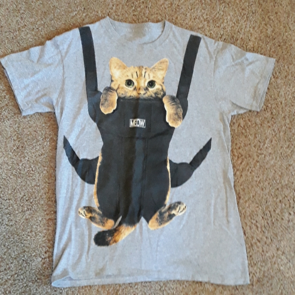 Cat T Shirt Small